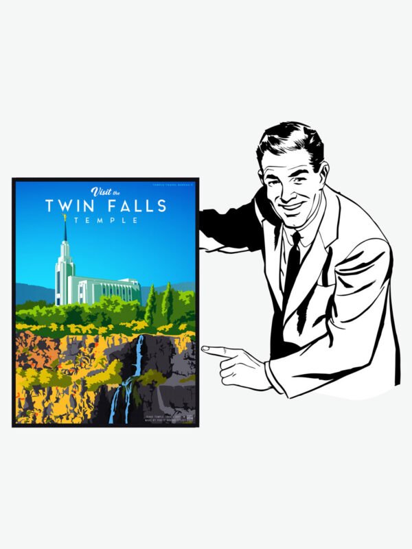 Twin Falls Idaho Temple Poster