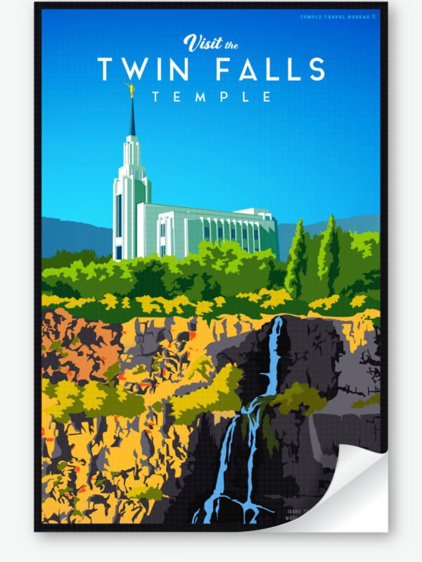 Twin Falls Idaho Temple Wall Decal 23