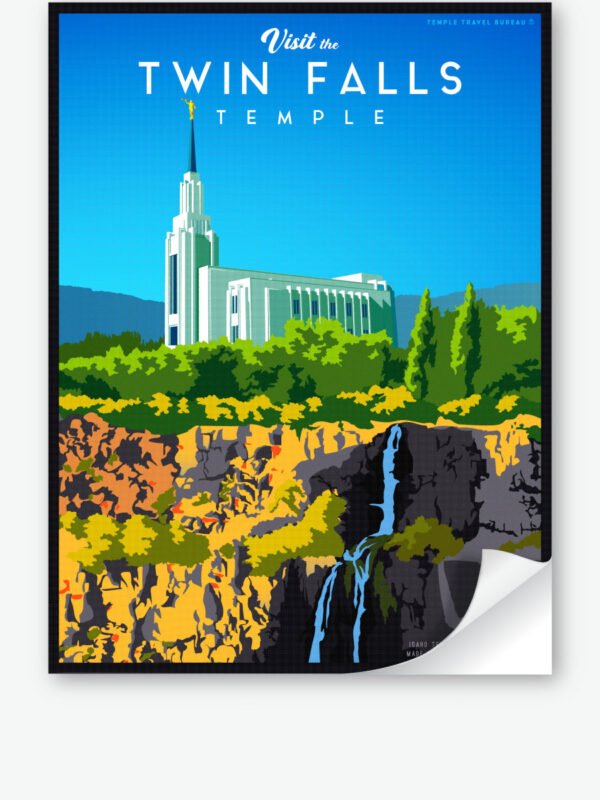 Twin Falls Idaho Temple Wall Decal 34