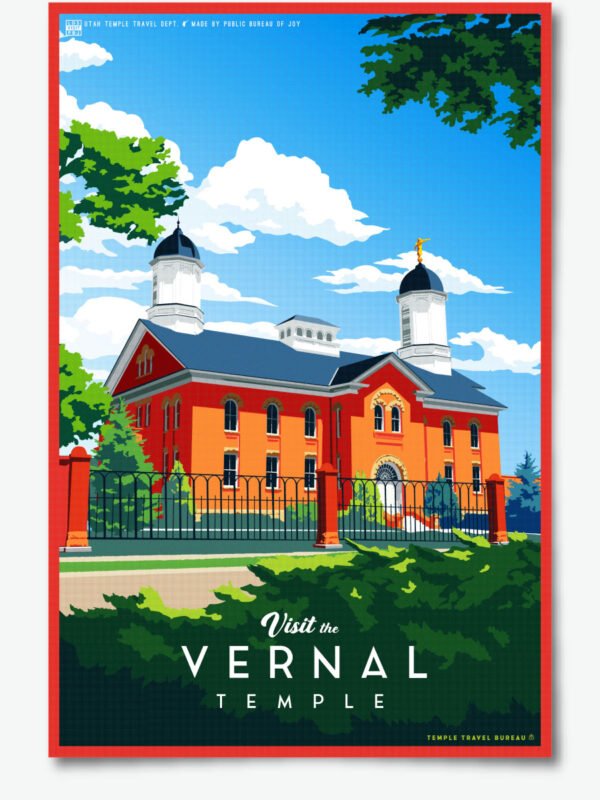 Vernal Utah Temple Poster Print 23