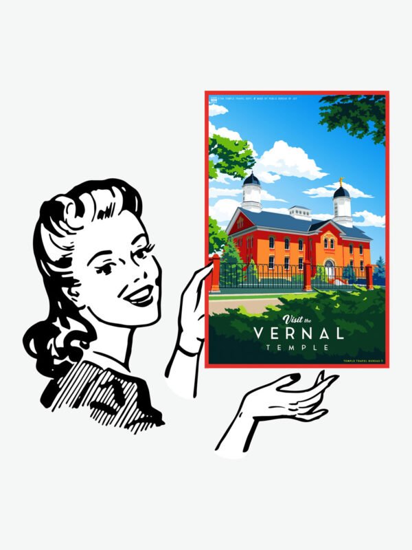 Vernal Utah Temple Poster