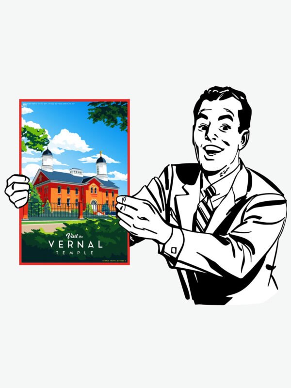 Vernal Utah Temple Poster