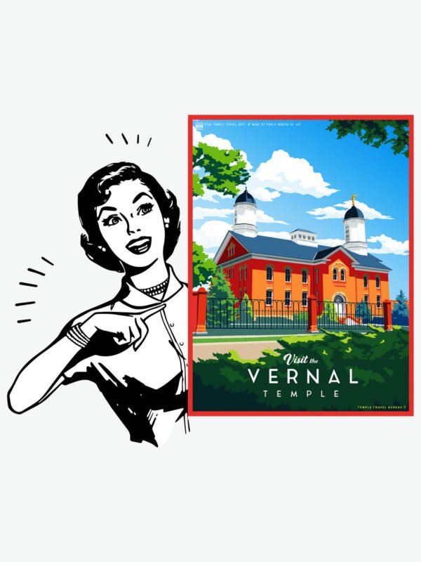 Vernal Utah Temple Poster