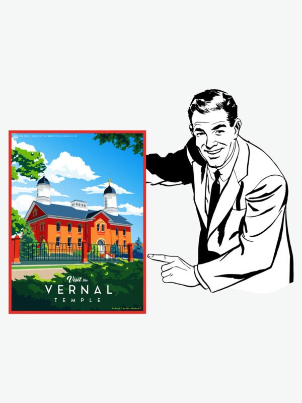 Vernal Utah Temple Poster