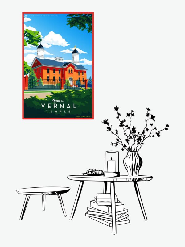 Vernal Utah Temple Poster