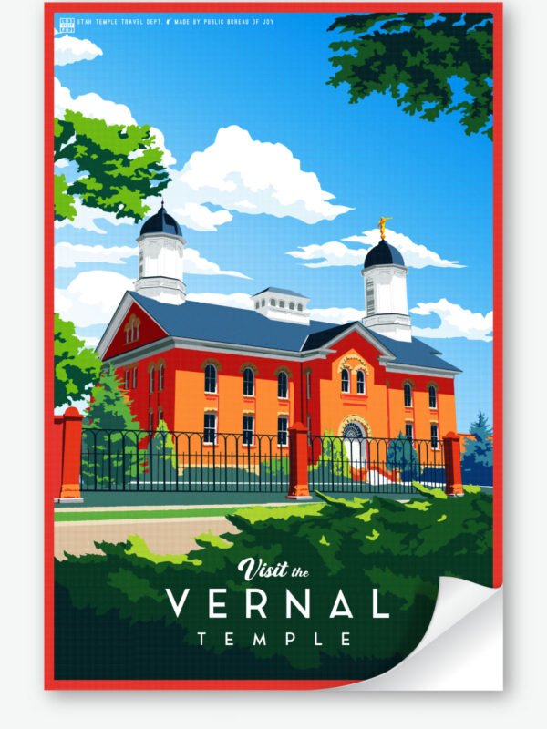 Vernal Utah Temple Wall Decal 23